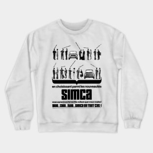 SIMCA RANGE - French ad Crewneck Sweatshirt